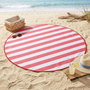 Mijolnir Toalla de playa Fouta Crema, Naranja, 150 cm